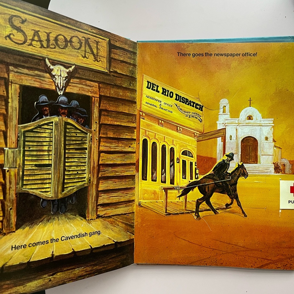 1981 The Lone Ranger Pop-Up Book - Picture 4 of 7